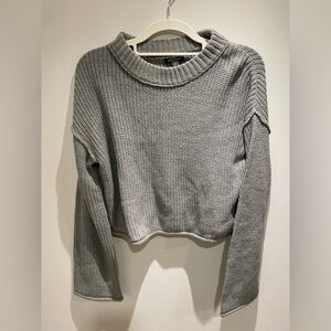 Wild Fable Heather Gray Cowl Neck Sweater
